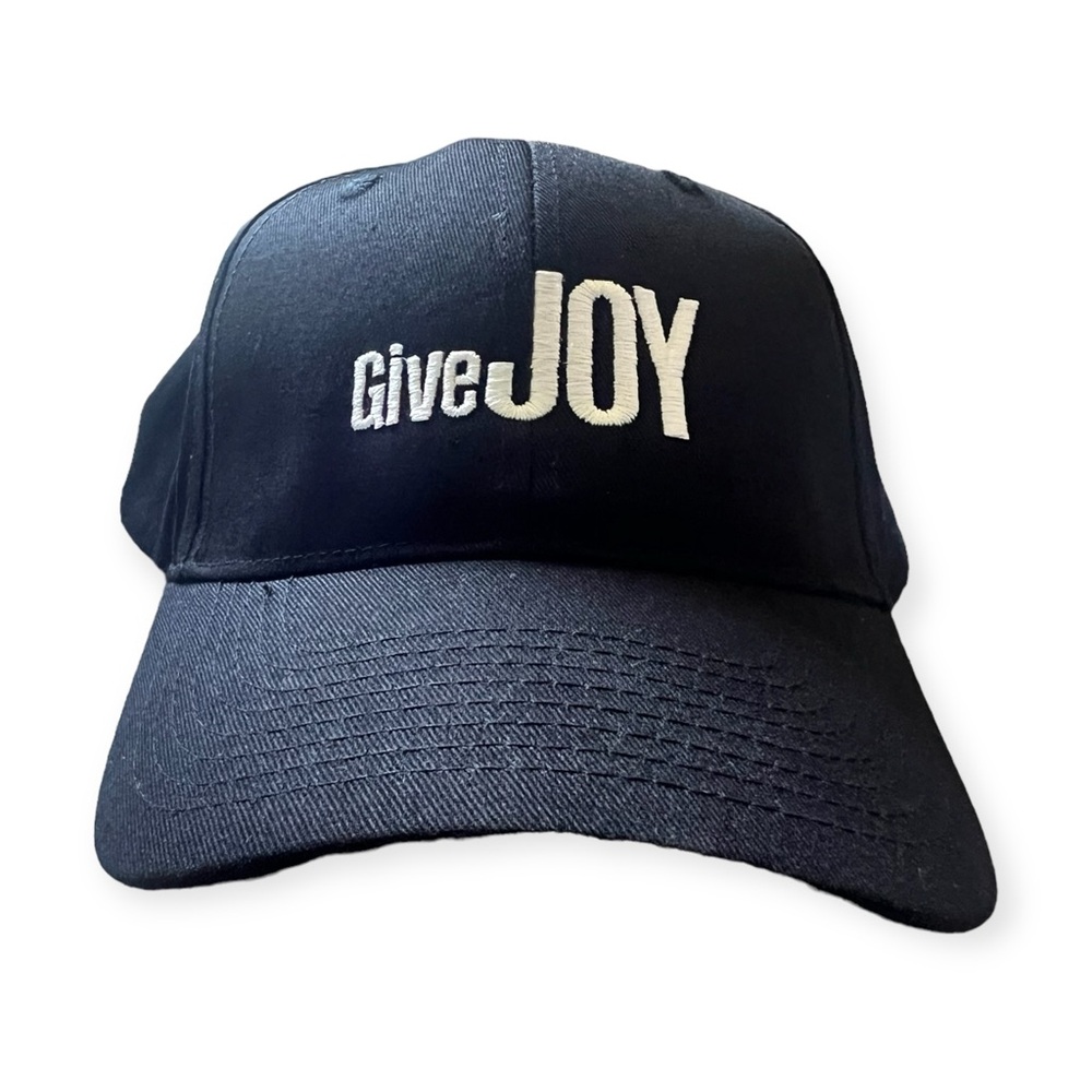 GiveJoy black baseball cap NEW